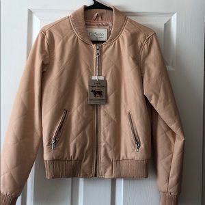 CI SONO 100%Vegan Leather Coat